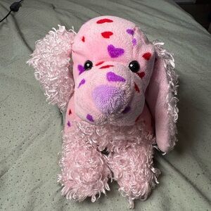 Gund Pink Heart Pattern Stuffed Animal webkinz